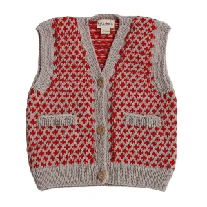 Edmund Vest in Moonstone / Poppy by Kalinka