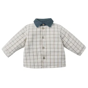 Ford Jacket in Blue Plaid by Quincy Mae