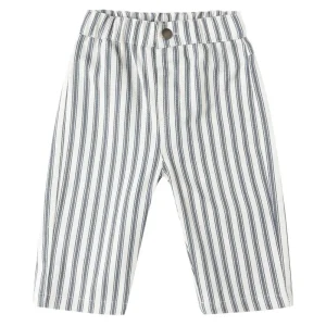 Grayson Pant in Ocean Pinstripe by Quincy Mae