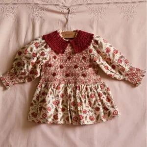 Handsmock Blouse in Aline Print by Bonjour