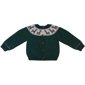 Lama Cardigan in Pine by Kalinka