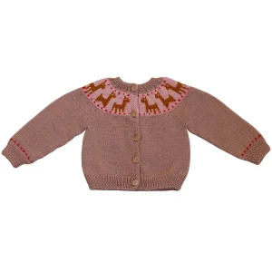Lama Cardigan in Rose Quartz by Kalinka