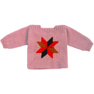 Linden Sweater in Flamingo by Kalinka