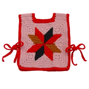 Linden Vest in Flamingo by Kalinka