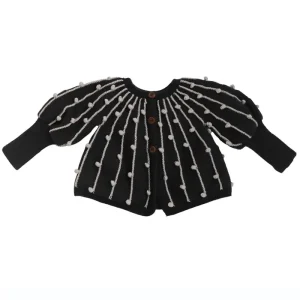 Marion Cardigan in Charcoal / Moonstone by Kalinka