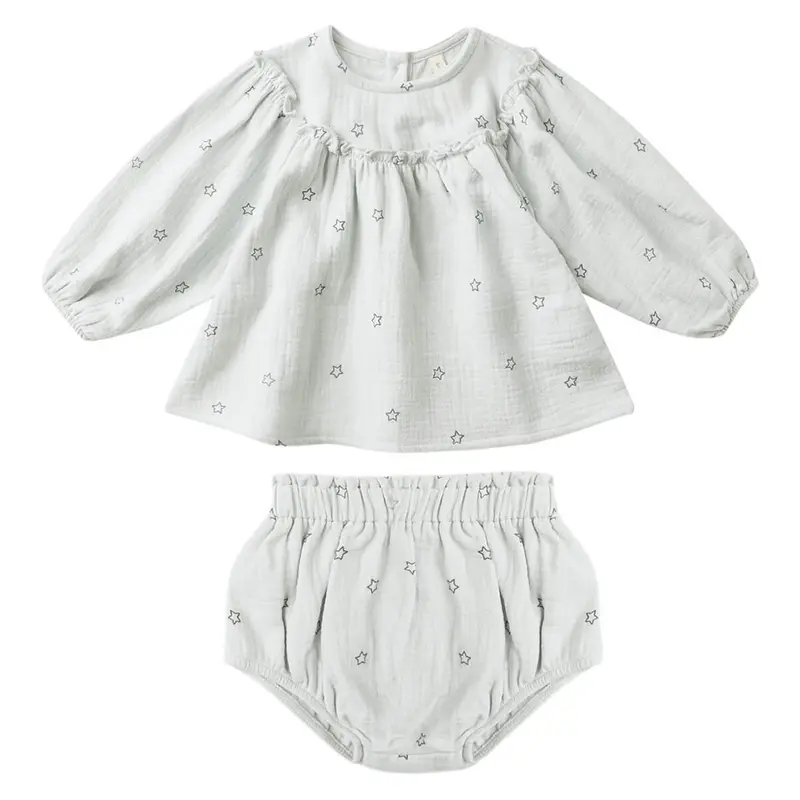 Mia Top and Bloomer Set in Twinkle by Quincy Mae