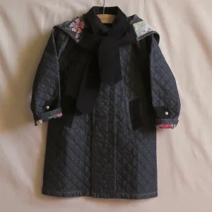 Trenchcoat in Black Denim by Bonjour