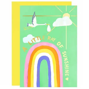 A Little Ray Of Sunshine Greetings Card by Ickaprint
