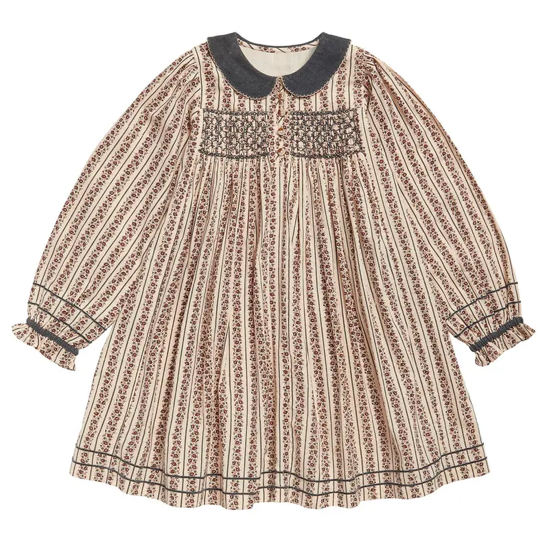 Elizabeth Dress in Mallory Floral by Little Cotton Clothes