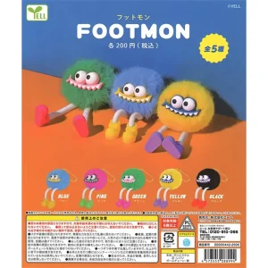 Footmon Gachapon Capsule Collectible by Yell Japan