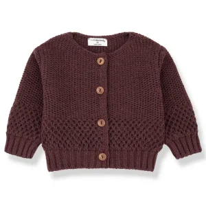 Malene Cardigan in Melanzana by 1+ in the Family