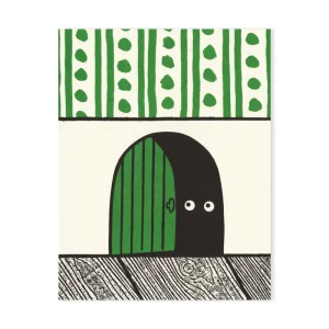 Mouse House Mini Greetings Card by Lisa Jones Studio