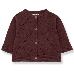 Nanna Cardigan in Melanzana by 1+ in the Family