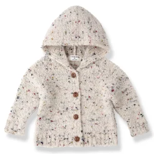 Nikolai Hooded Cardigan in Rice by 1+ in the Family