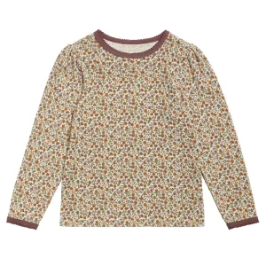 Pointelle Tee in Prairie Floral by Little Cotton Clothes