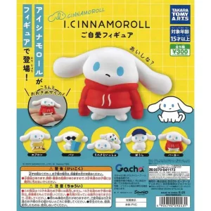 Sanrio I Cinnamoroll Gojiai Figure Gachapon Capsule Collectible by Takara Tomy