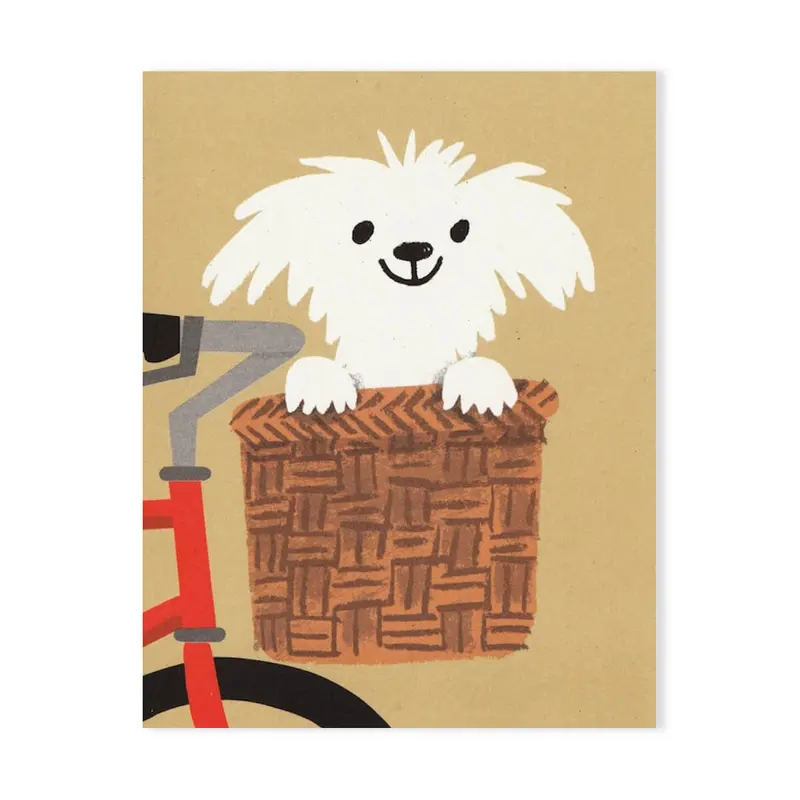 The Passenger Mini Greetings Card by Lisa Jones Studio