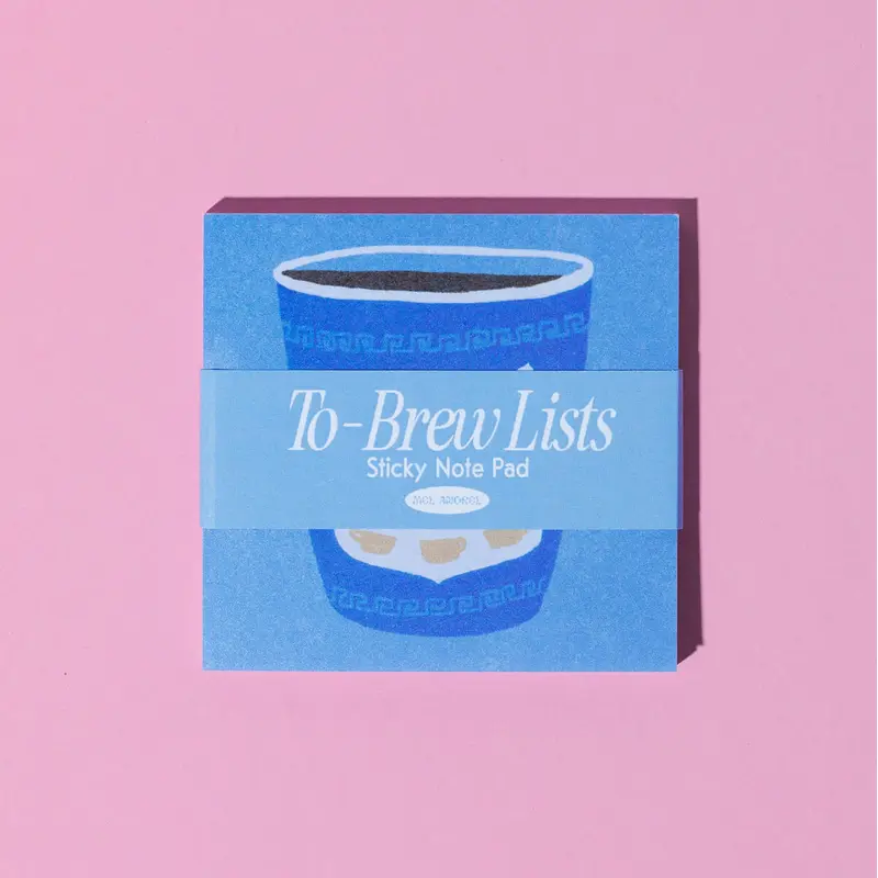 To-Brew List Sticky Notes by Mel Andrel