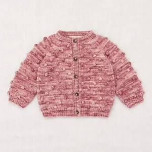 Baby Popcorn Cardigan in Prairie Rose by Misha & Puff
