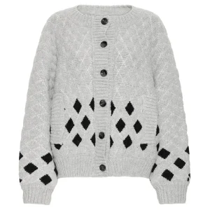 Cortana Cardigan in Grey by ICHI