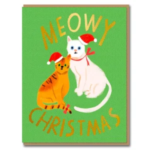 Crimbo Kittens Christmas Greetings Card by Carolyn Suzuki for 1973