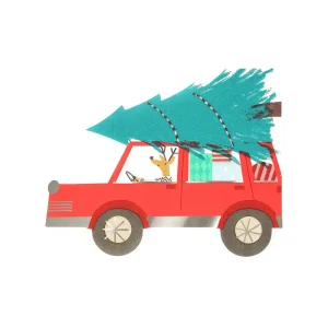 Driving Reindeer Napkins by Meri Meri