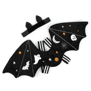 Embroidered Bat Wings Costume by Meri Meri