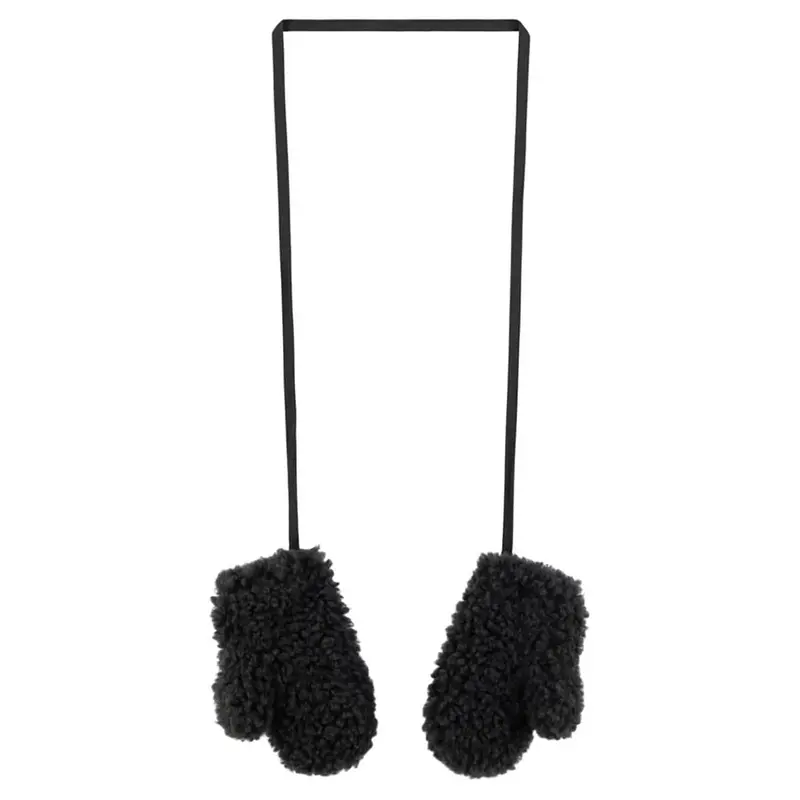 Eureka Mittens in Black by Leon & Harper