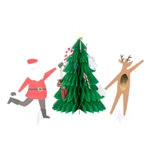 Festive Honeycomb Tree Card by Meri Meri