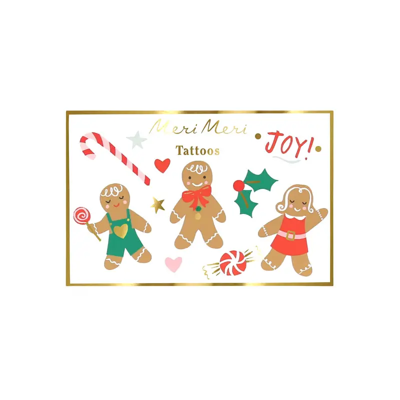 Gingerbread Tattoos by Meri Meri