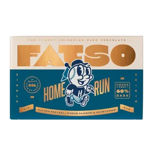 Home Run 60% Dark Chocolate Bar by Fatso