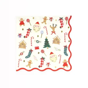 Jolly Christmas Large Napkins by Meri Meri