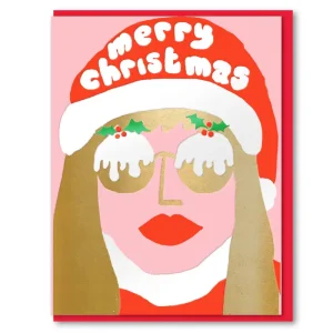 Joyful Miss Christmas Greetings Card by 1973