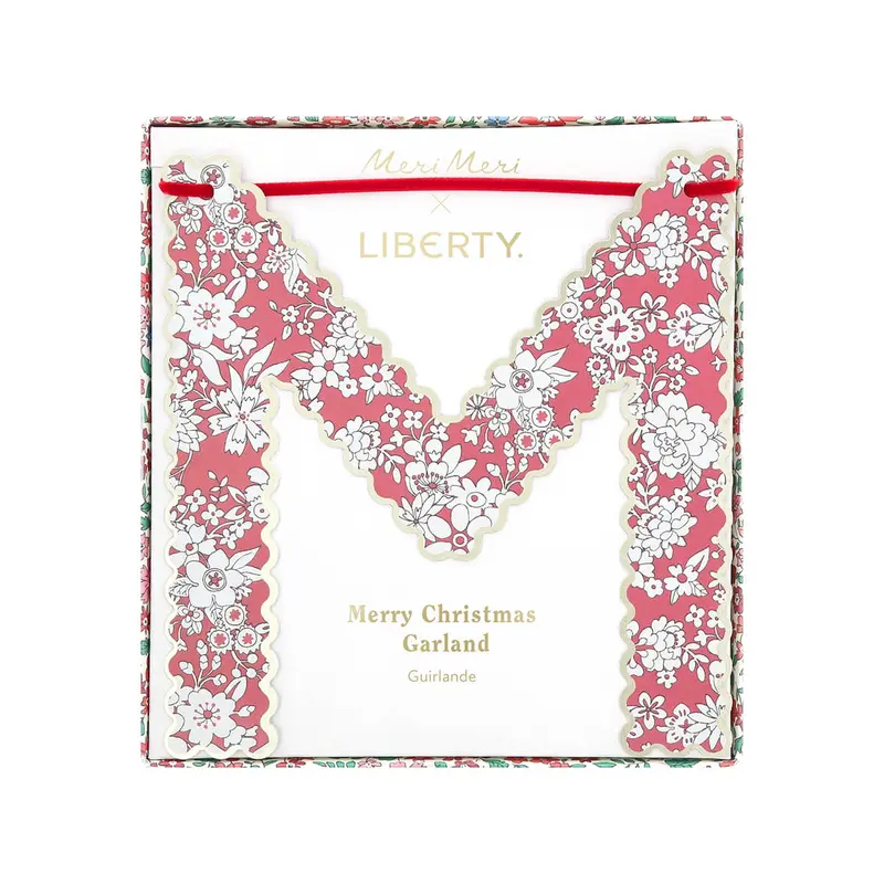Liberty Merry Christmas Garland by Meri Meri