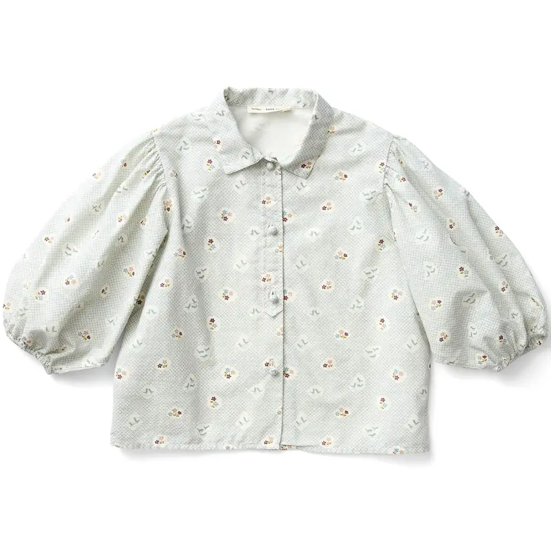 Louisa Blouse in Pasture Print / Oasis by Soor Ploom