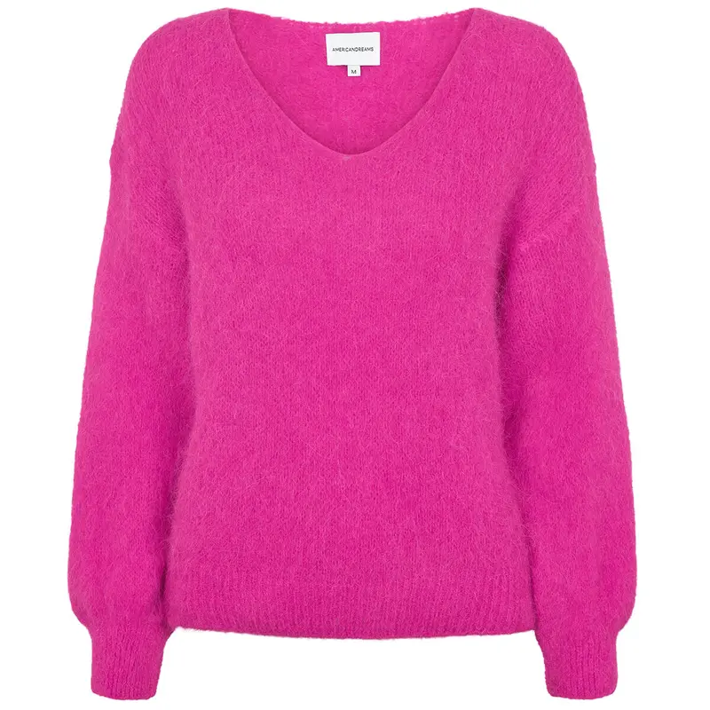 Milana Alpaca Pullover in Neon Pink by Americandreams