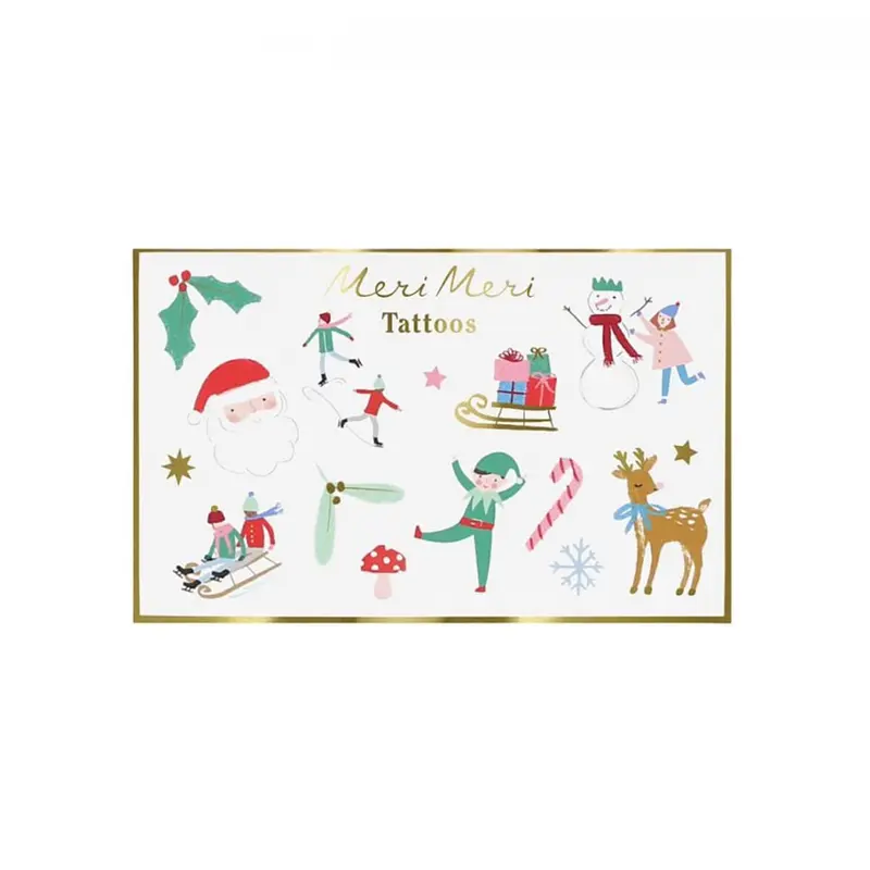 Mixed Icon Christmas Tattoos by Meri Meri