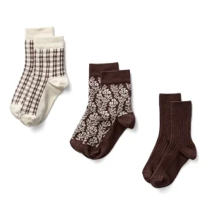 Mixed Sock Set in Prune by Soor Ploom