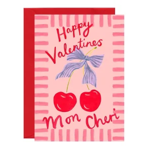 Mon Cheri Greetings Card by Ickaprint