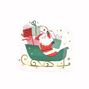 Santa's Sleigh Napkins by Meri Meri