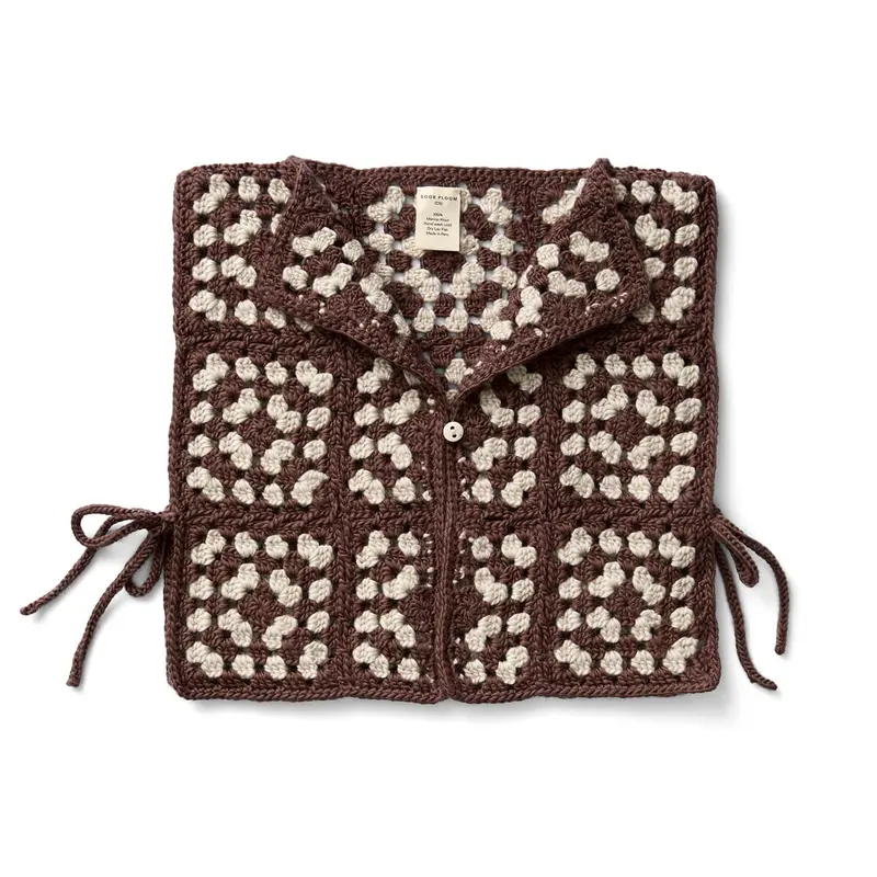 Squares Smock in Prune by Soor Ploom