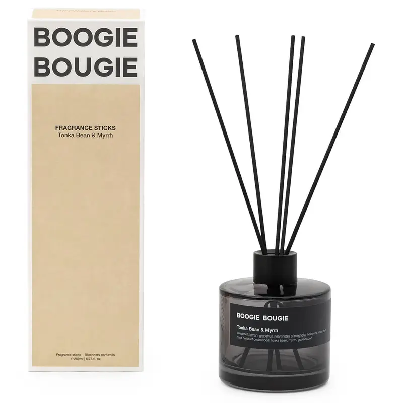 Tonka Bean & Myrrh Fragrance Sticks by Boogie Bougie