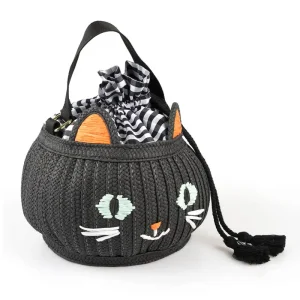 Trick Or Treat Cat Basket Bag by Meri Meri
