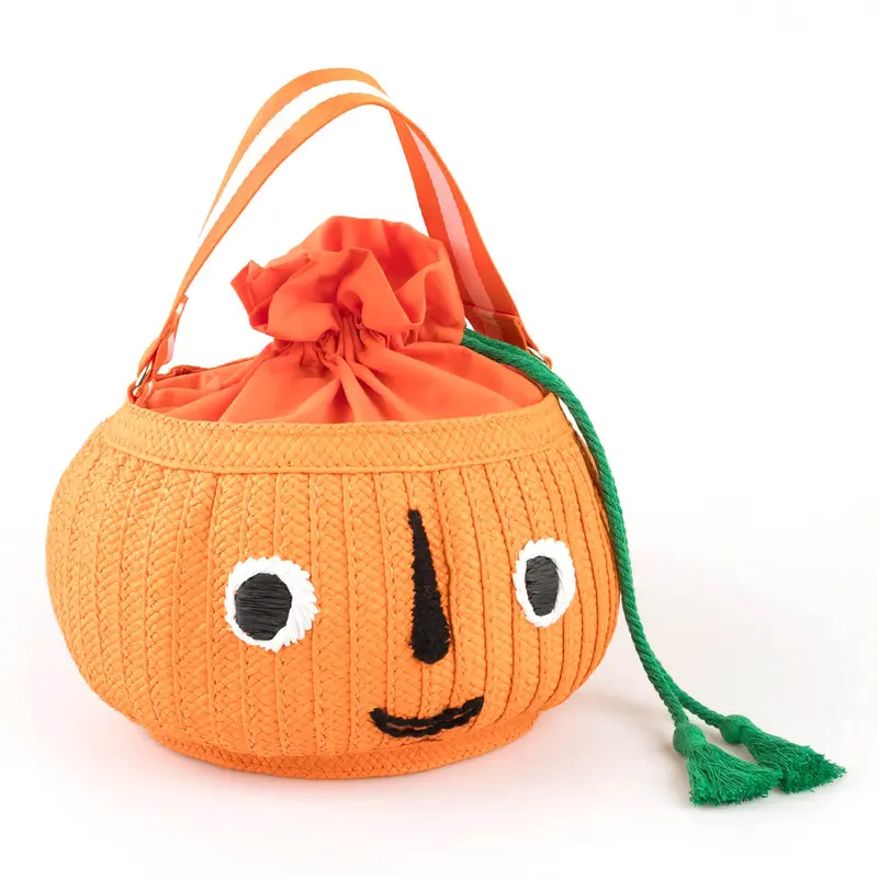Trick Or Treat Pumpkin Basket Bag by Meri Meri
