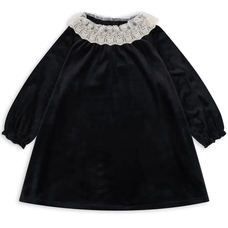 Venola Dress in Black by Konges Slojd