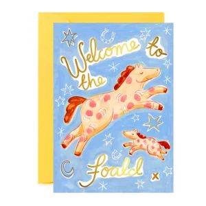 Welcome To The Foald Greetings Card by Ickaprint