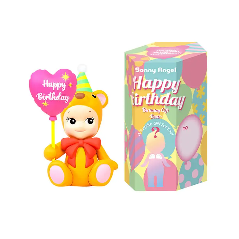 Birthday Bear Mini Figure by Sonny Angel