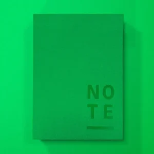 Blank Canvas Notepad in Green by 1973