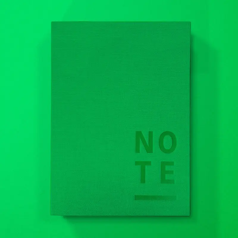 Blank Canvas Notepad in Green by 1973