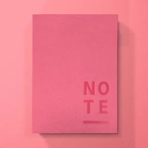 Blank Canvas Notepad in Pink by 1973